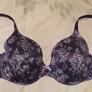 Victoria's Secret Purple Floral Bra
